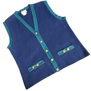 VINTAGE Cricket Lane womans ornamental vest size large